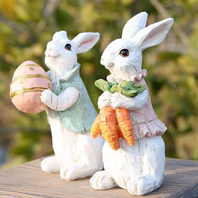 Lovely Easter Rabbit Hatching Decorations Happy Rabbit Ornaments
