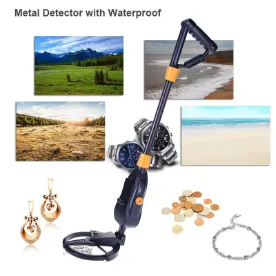 Metal Detector with Waterproof Search Coil Gold Digger Treasure Hunter Kids