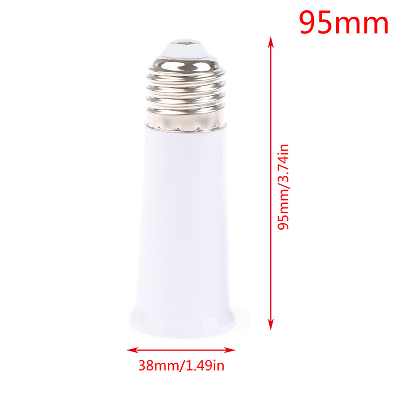 Fulai E27 Lamp Base Extender 65mm 95mm Lamp Holder Lamp Socket Adapter For Light Bulb