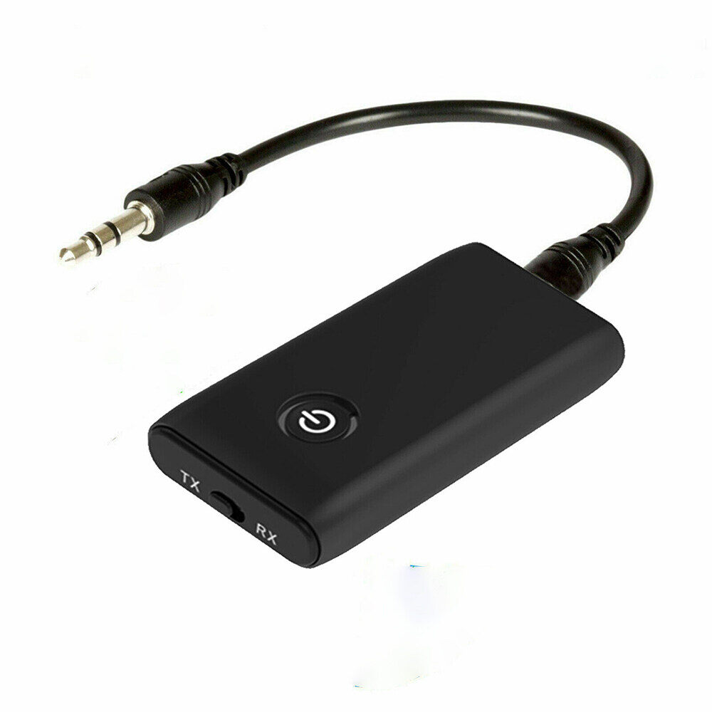 2 in 1 Wireless Bluetooth 5.0 Transmitter Receiver 3.5mm Jack Aux HiFi Music Audio Adapter for Laptop PC Car Speaker