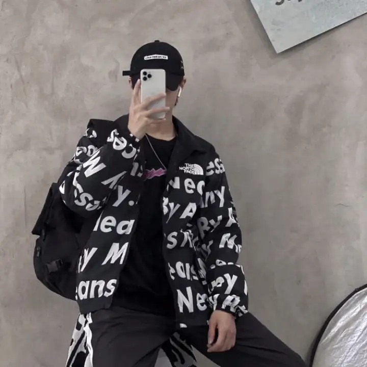 mens long north face jacket