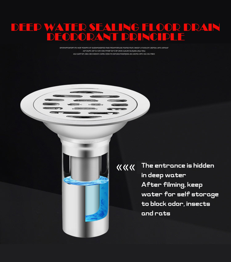Nắp Đậy Cống Thoát Nước Sàn Nhà Tắm Nhà Bếp Hình Tròn Bằng Thép Không Gỉ 10Cm Bộ Lọc Nhà Bếp