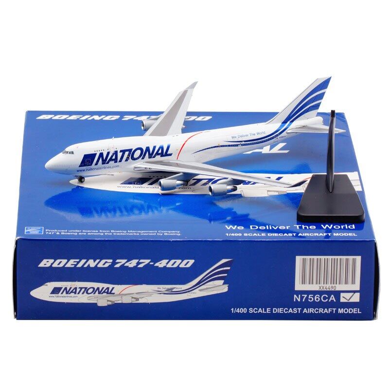 Diecast JC Wings 1400 Scale Aircraft Model Alloy National Airlines