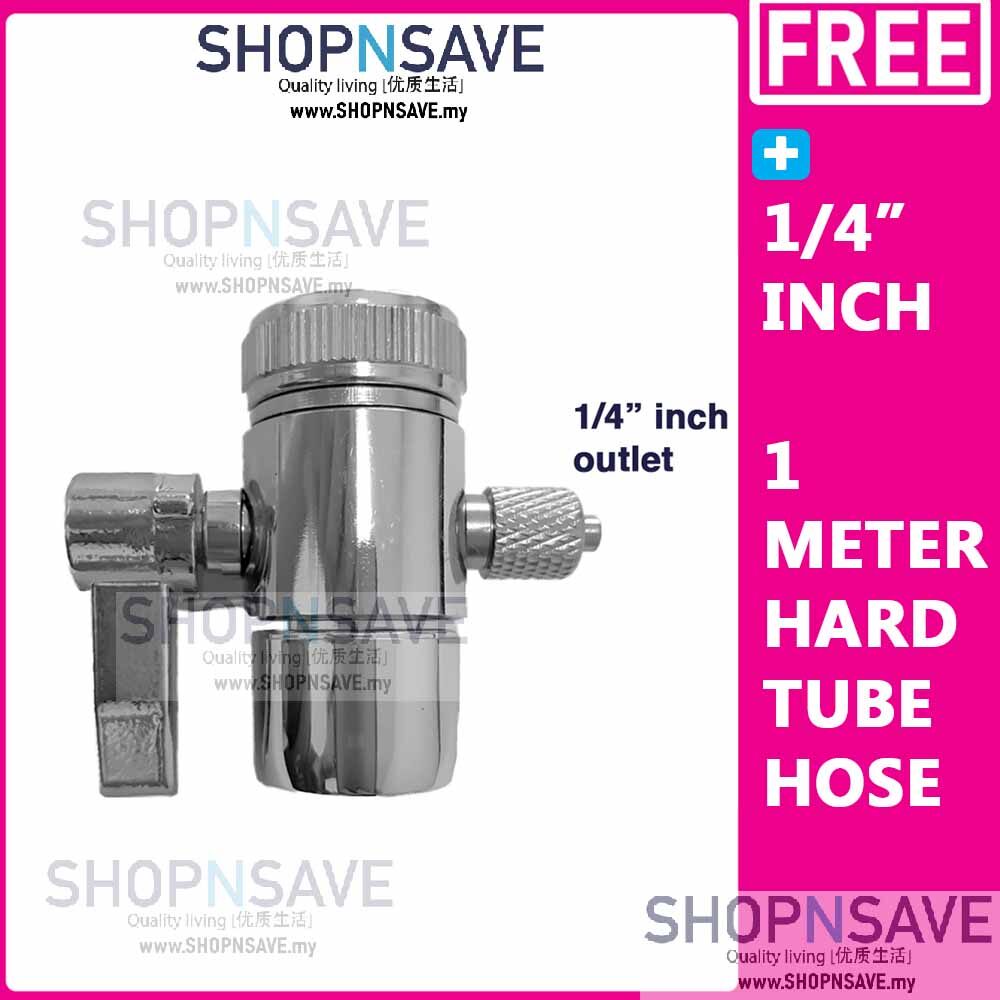 Shopnsave 1 Way Faucet Adapter Water Filter Water Dispenser