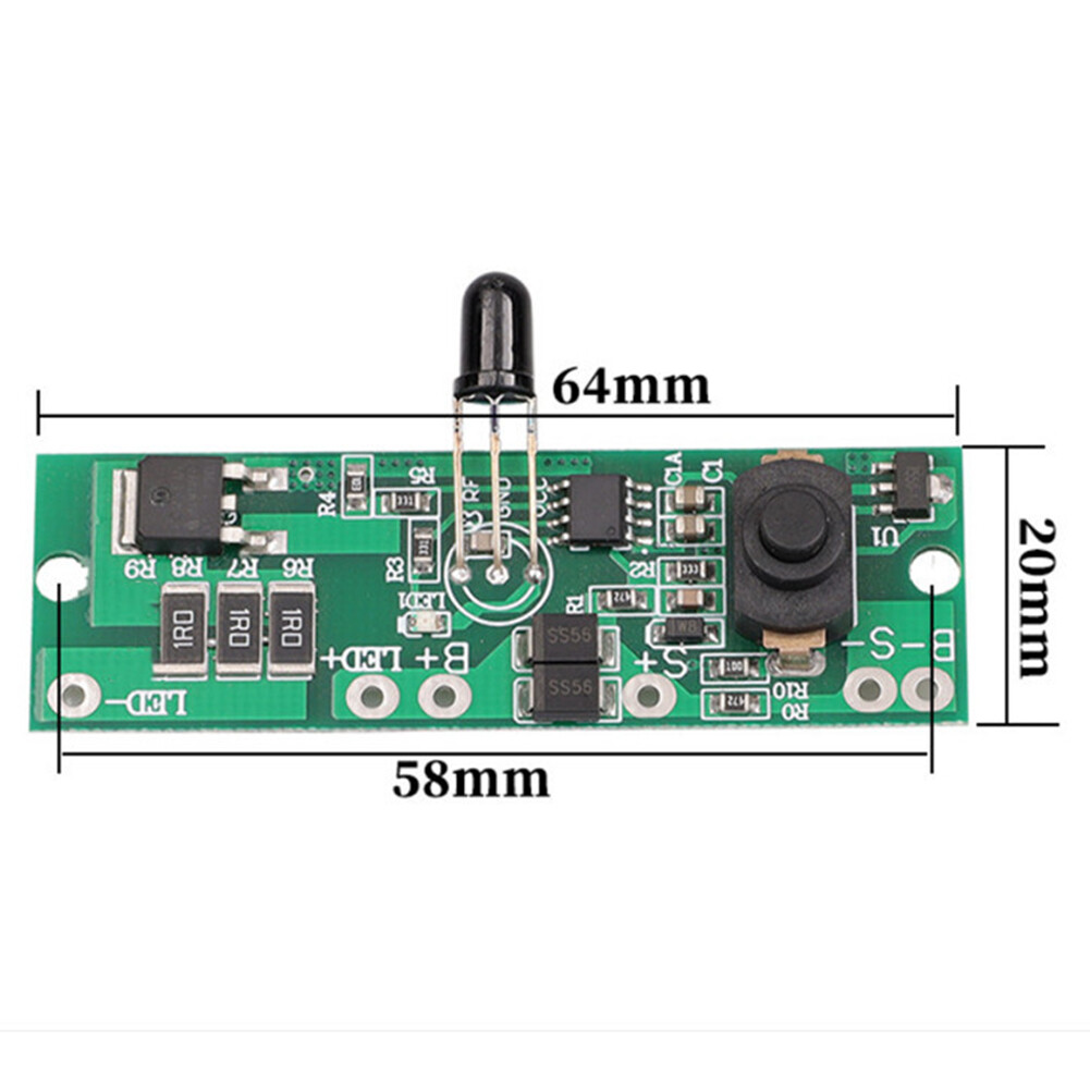 Bảng Mạch Đèn Đường Năng Lượng Mặt Trời 3.2V/3.7V Với Điều Khiển Từ Xa