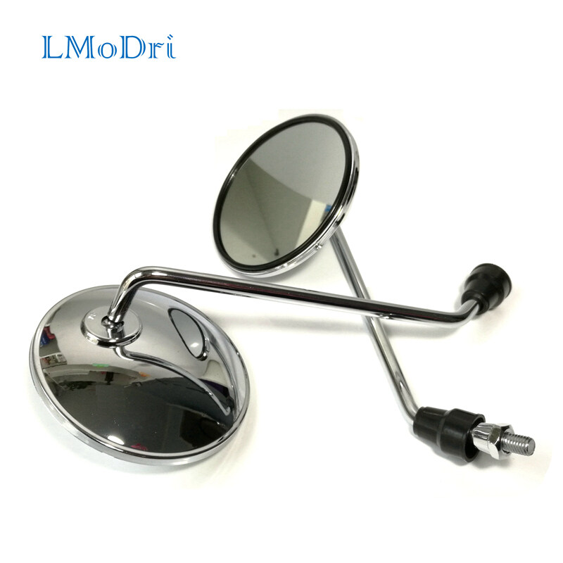 Gương Chiếu Hậu Xe Máy Gương Chiếu Hậu Xe Đạp Gương Xe Máy Gương Bên Tròn 8Mm