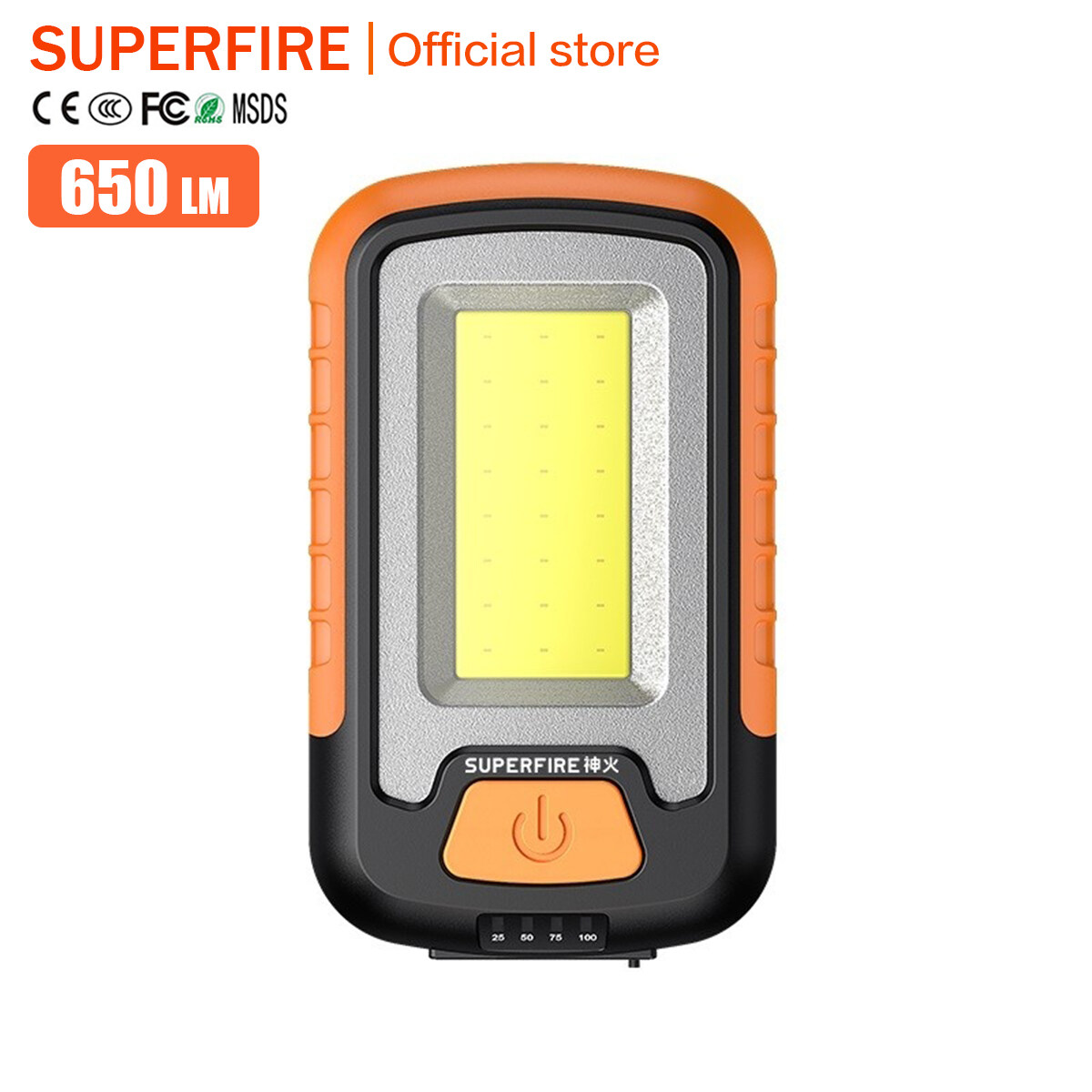 SUPERFIRE Work Light Auto Repair Machine Tool Maintenance G21 Emergency Light LED Charging