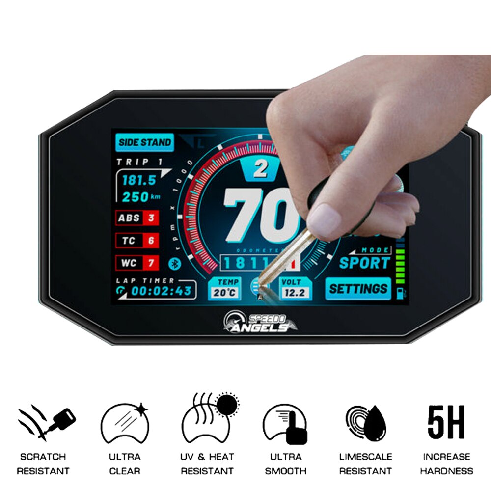 For Triumph SPEED TRIPLE 1200 RS/RR 2022-2023 Motorcycle Dashboard Speedometer Scratch Cluster Screen Protection Instrument Film