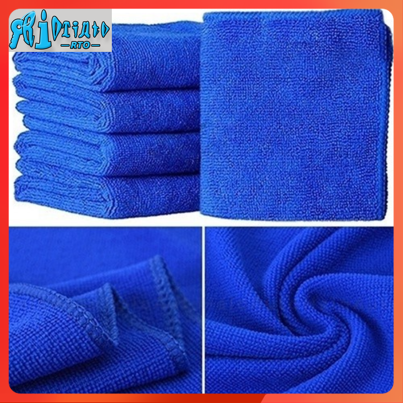 RTO 【Ready Stock】Soft Auto Car Microfiber Wash Cloth Cleaning Towels