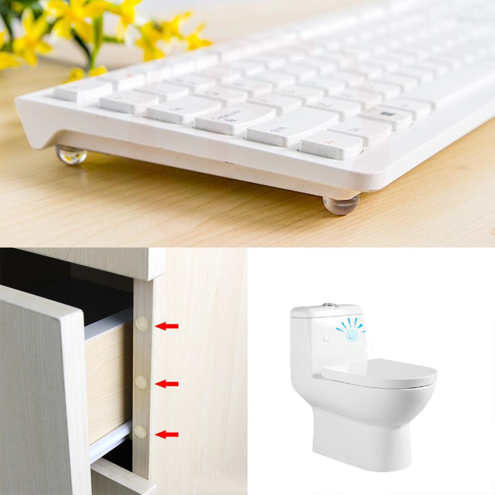50/64/80/100 Miếng đệm chặn cửa có chất liệu silicone bền chống va chạm và chống ồn - INTL