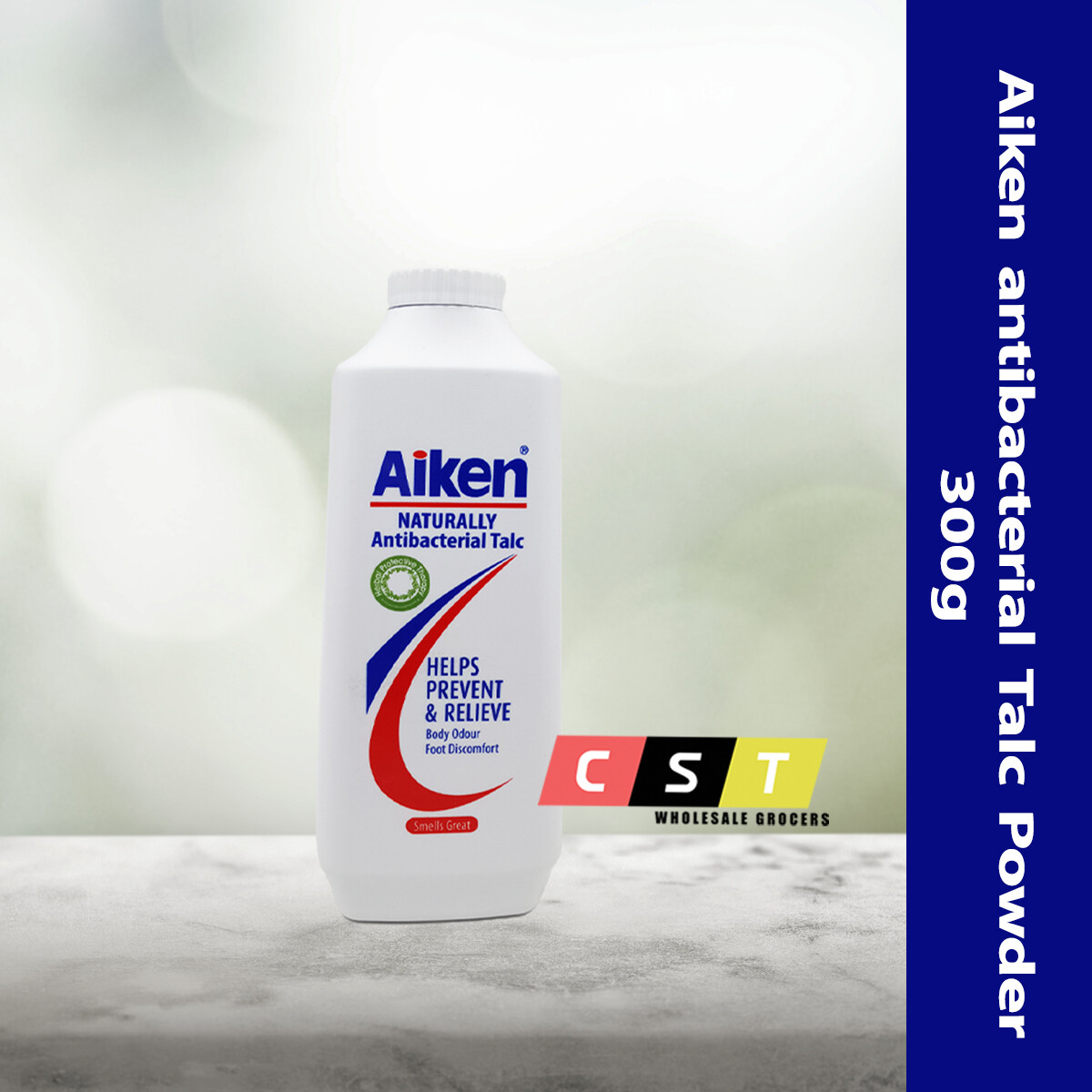 AIKEN antibacterial Talc Powder 300G Deodorising Talcum Powder