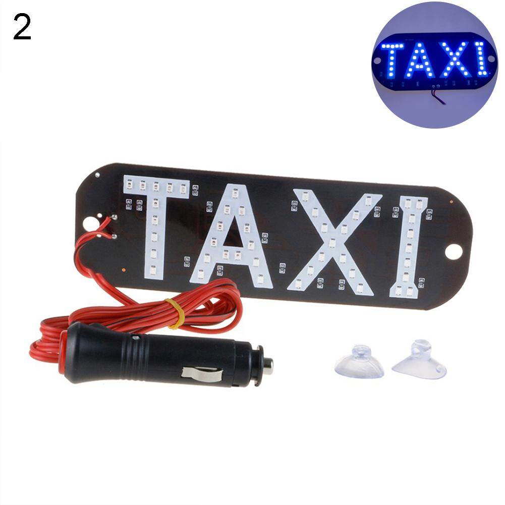 ONWRACE Taxi LED License Plate Car Light Windscreen Cab Indicator Inside Signal Lamp