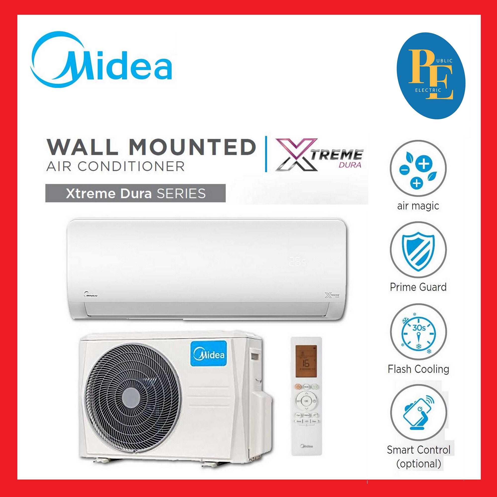 midea 1.0 hp non inverter