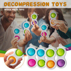 (In stock, fast delivery)Children Dimple Toy Pressure Reliever Board Controller Educational Toy
