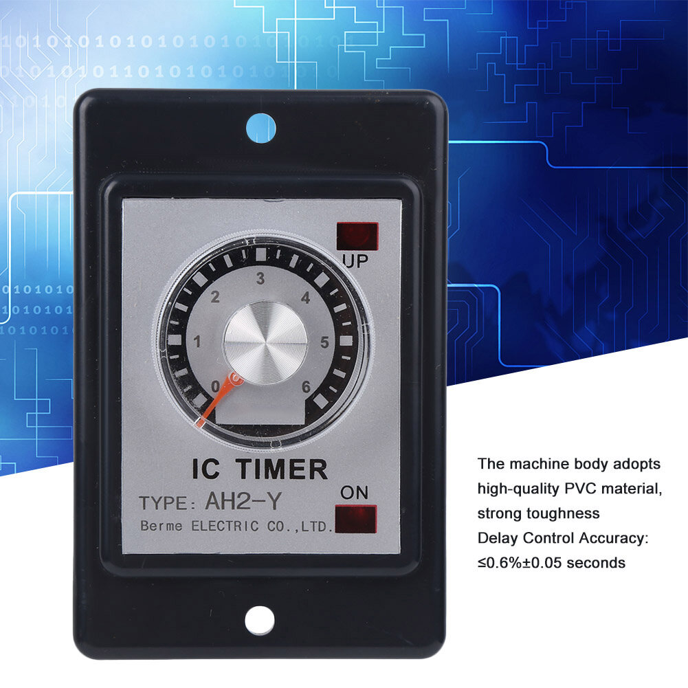 BERM Time Relay Electronic Relay Switches Timer Delay Timer AH2-Y 6S 220V