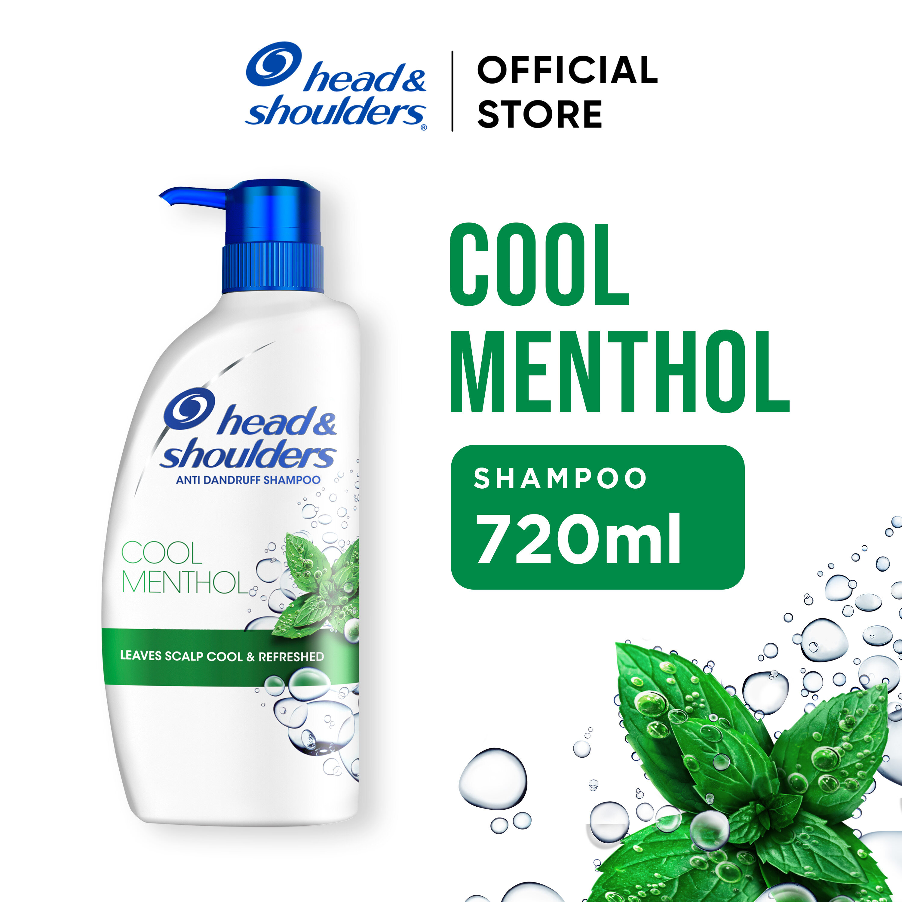 Head and Shoulders Shampoo Anti kelemumur / Anti DandruffCool Menthol Hair Care 720ml Lazada