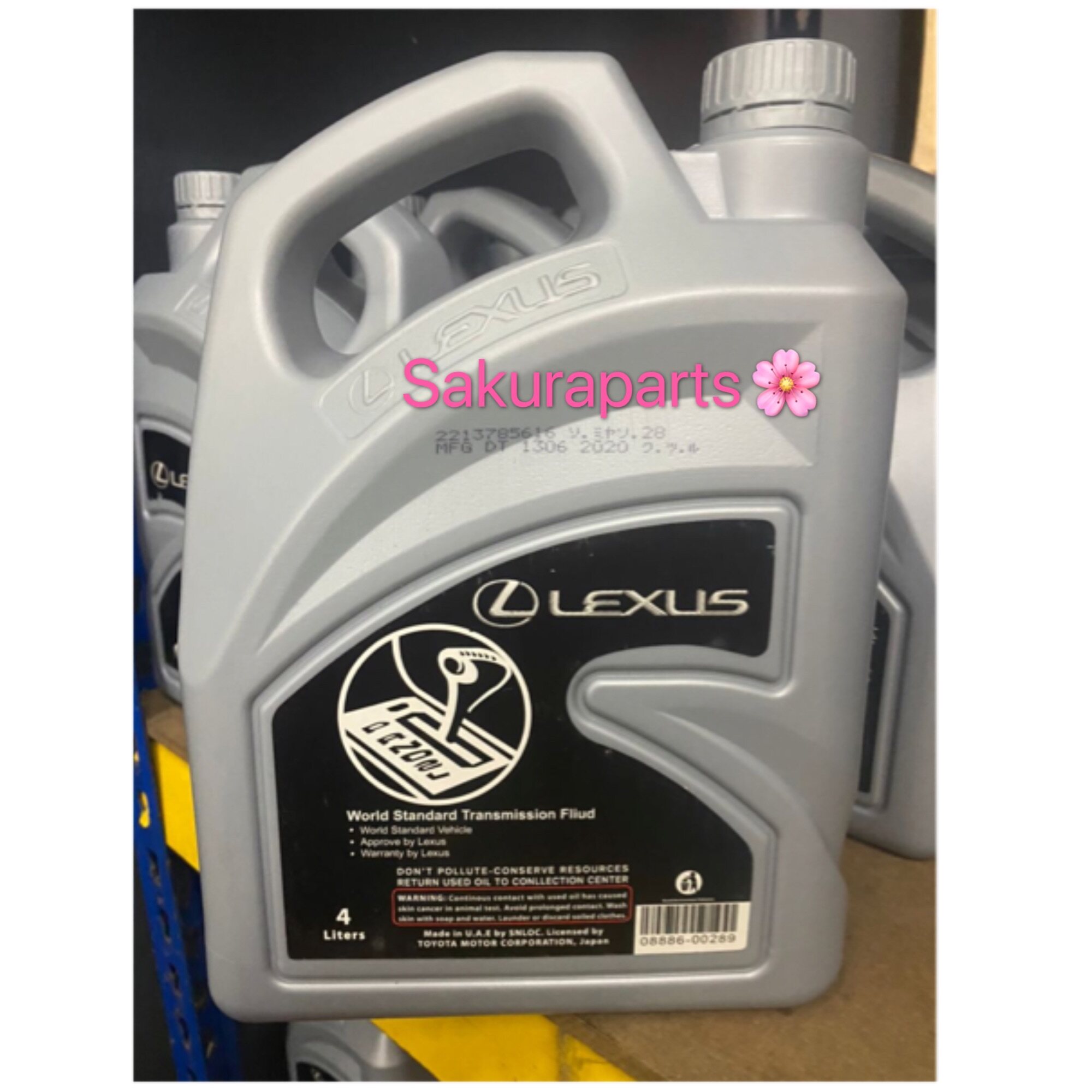 Lexus / Toyota ATF WS Transmission Fluid 4L (Original) Lazada