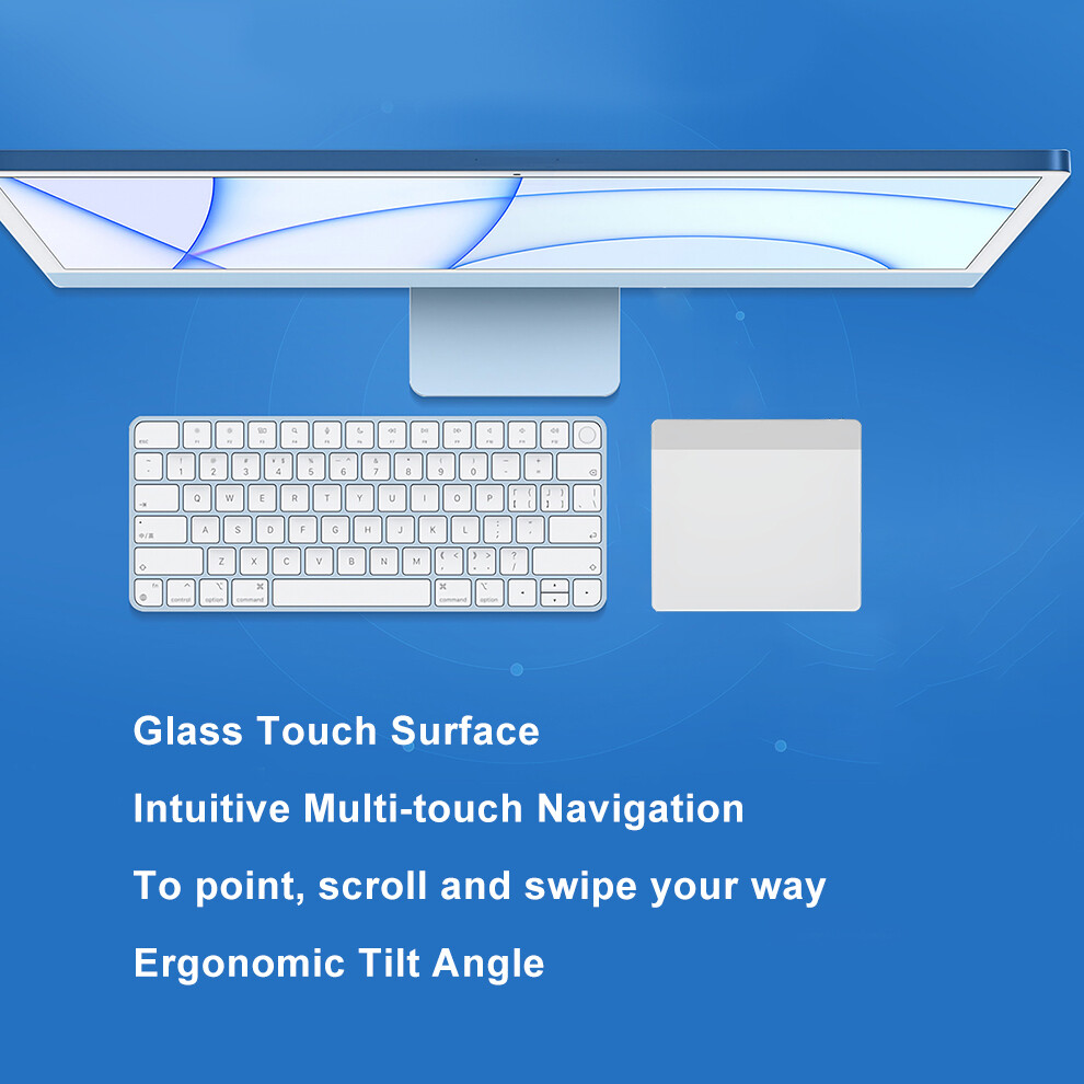 JOMAA NEW Bluetooth Touch Mouse Bluetooth Touchpad Trackpad Rechargeable Wireless Touchpad for Laptop iPad IOS Windows Ergonomic Trackpad Mouse
