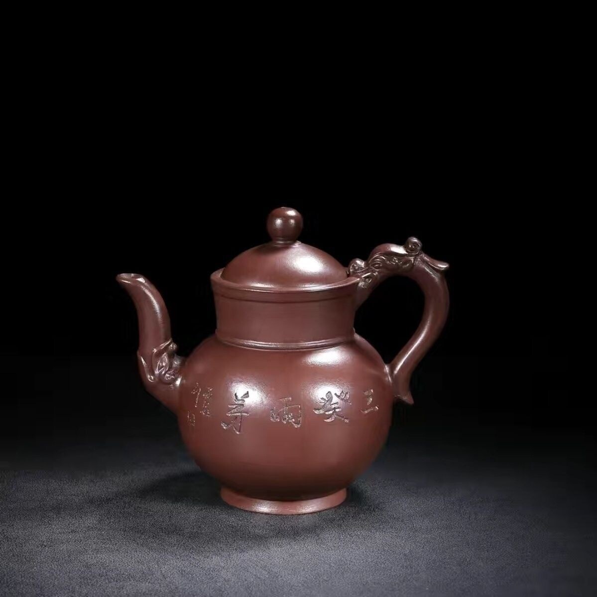 Handle a batch of stock pot famous handmade Yixing purple sand pot large-capacity teapot tea set Gu Jingzhou pot