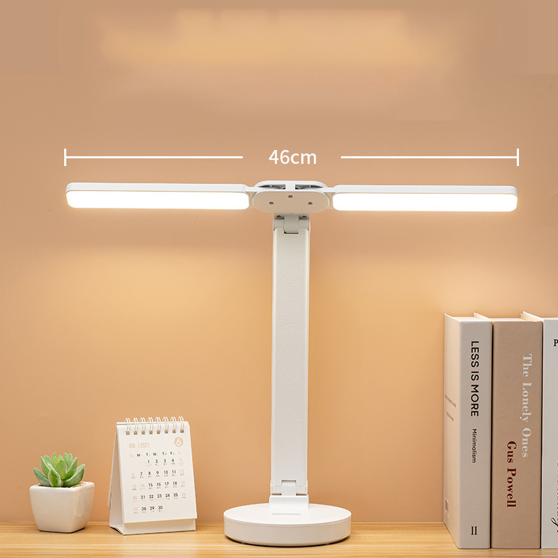 SADA Table lamp eye protection learning LED rechargeable plug-in student dormitory reading lamp children's eyesight protection bedroom bedside lamp