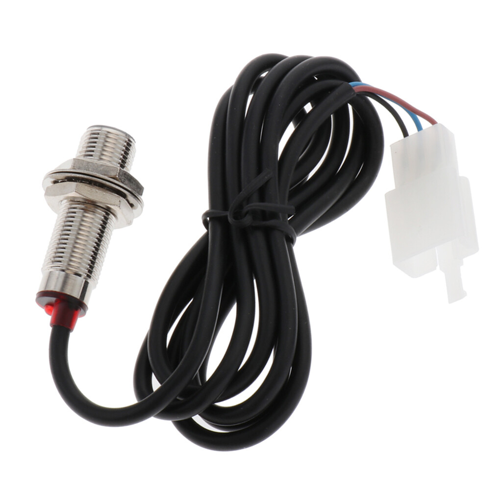 WDCOOL 12V Motorcycle Speedometer Cable Sensor Case Digital Odometer 85cm
