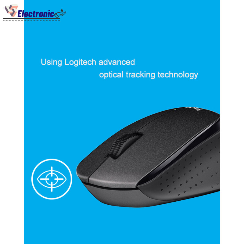 Logitech M330 Wireless Mouse Silent Mouse with 2.4GHz USB 1000DPI Optical Mouse for Office Home