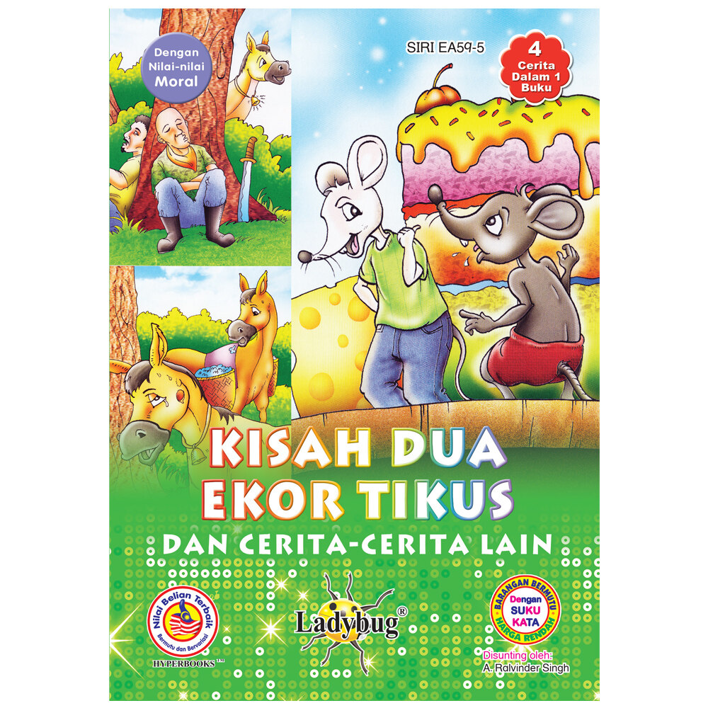 Kisah Dua Ekoh Tikus 16 Pages A5 Size SIRI EA59 - 5 | Lazada