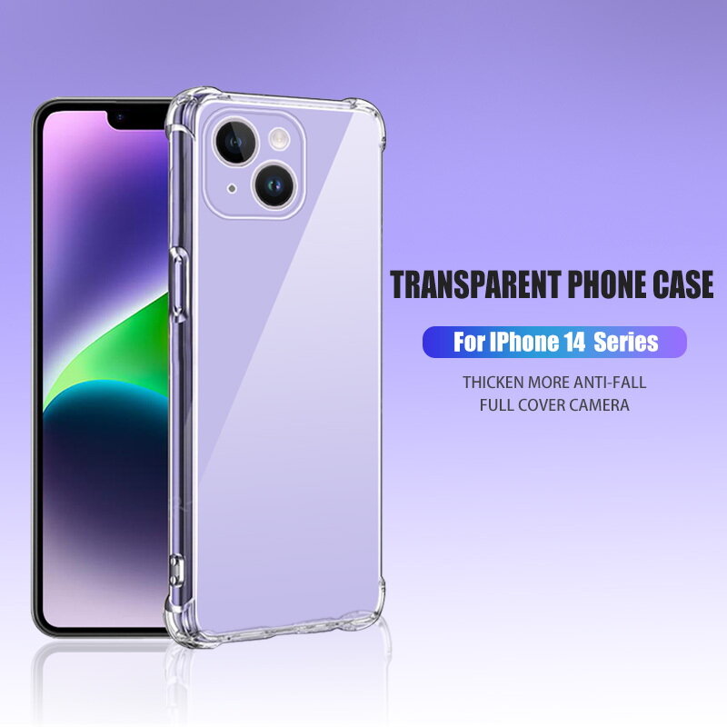 Aligo shockproof clear rubber soft case cover for iphone 14 pro max 7 plus xs max 13 pro for iphone 14 13 12 11 pro max x xr