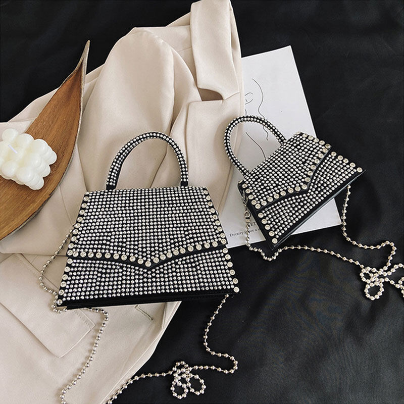 Cjoy Popular fashion shoulder bag red mini chain small square bag