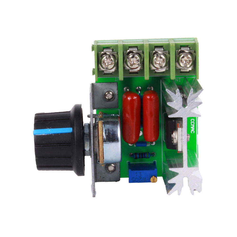 Bộ điều khiển tốc độ động cơ 2000W AC 50-220V 25A Bộ điều chỉnh tốc độ động cơ điều chỉnh điện áp