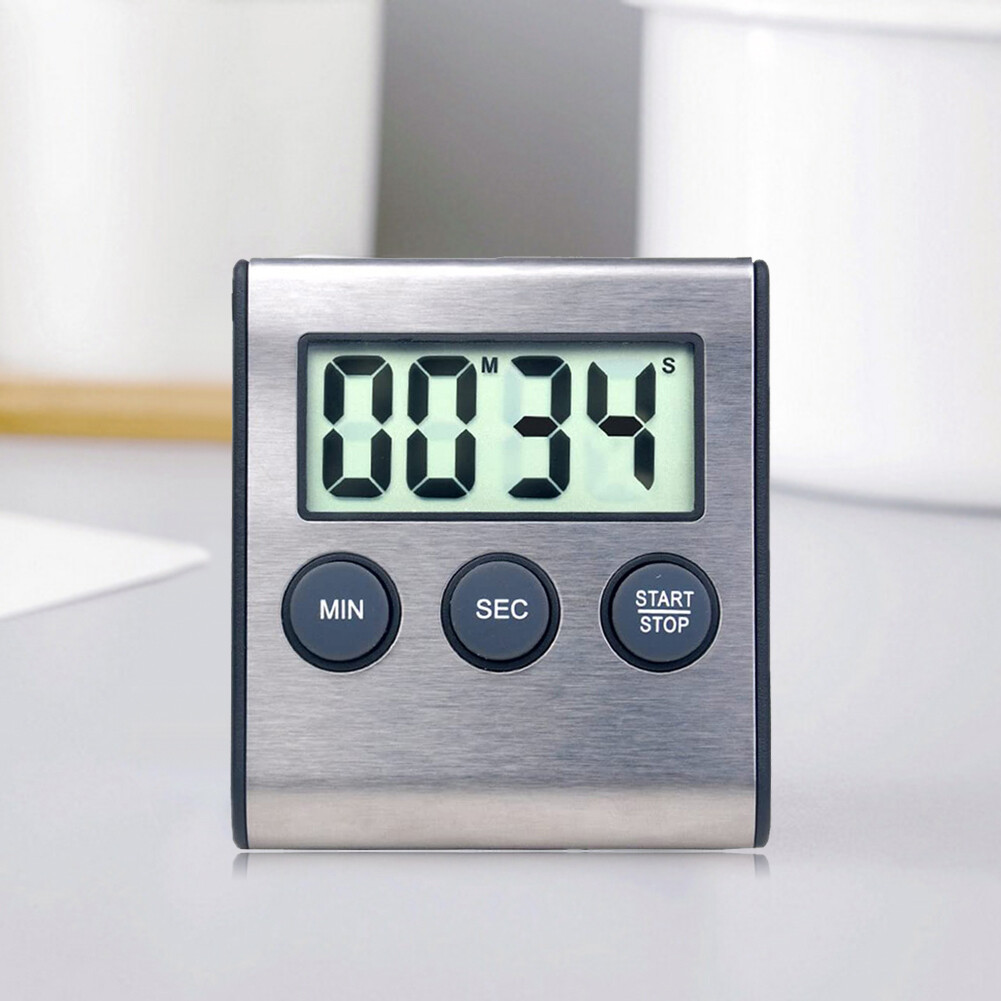 【ANENG】 Kitchen Countdown LCD Digital Timer Cooking Alarm Reminder Magnet Clock