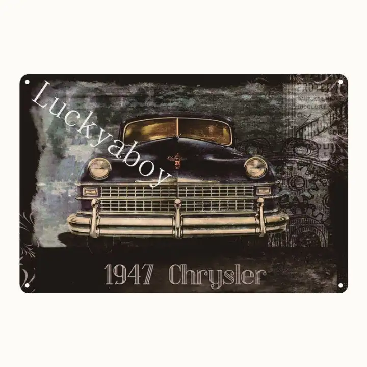 Luckyaboy Retro Super Racing Car Automotive Metal Tin Signs Racing Car Automotive Metal Tin Signs
