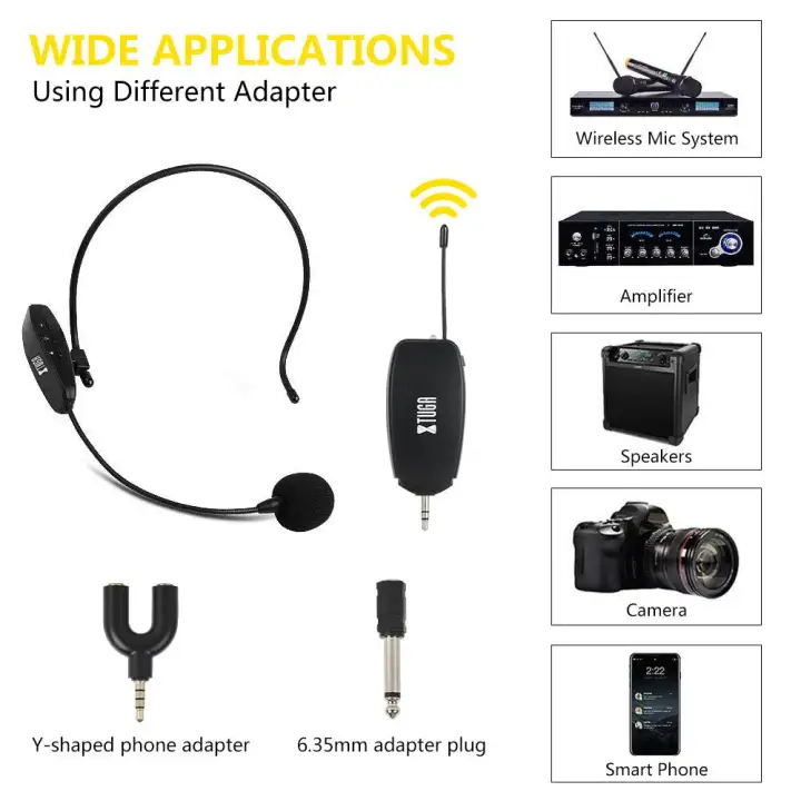 portable wireless microphone system