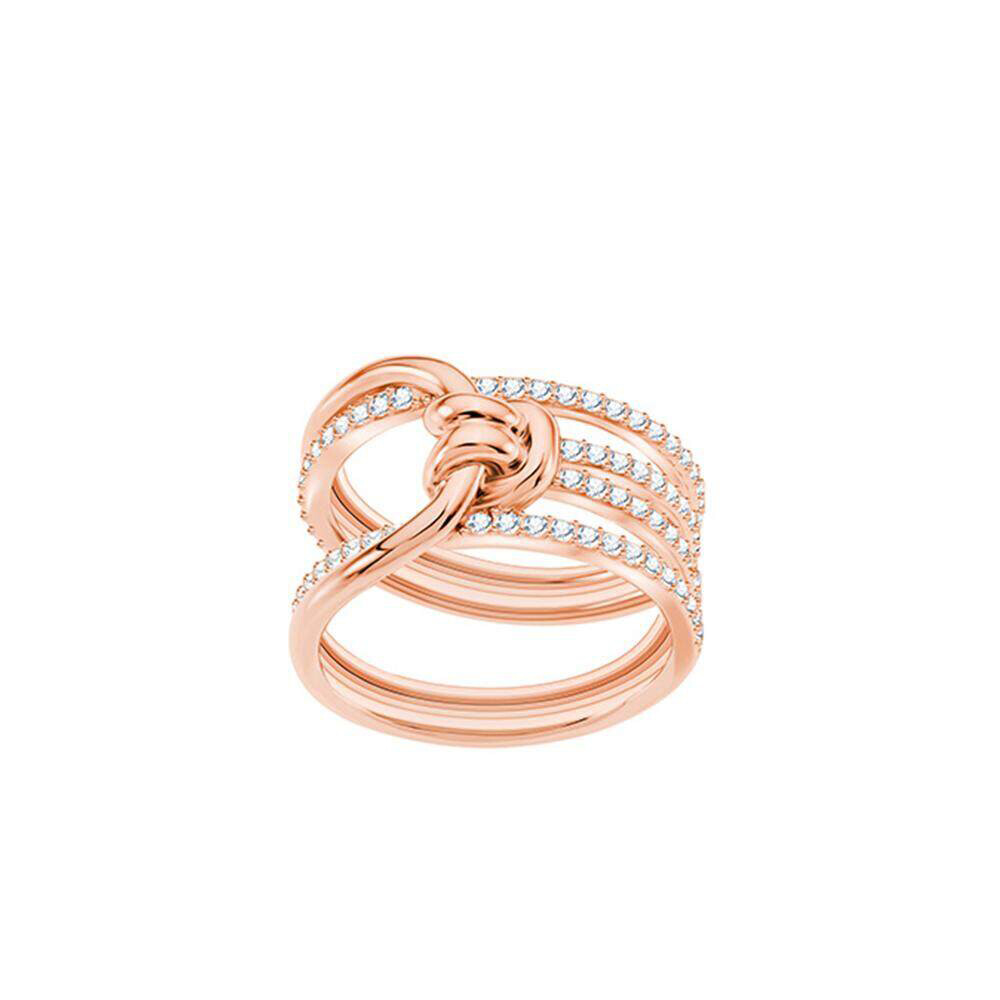LIFELONG Ring Fashion Twist Design Ring Ladies Jewelry for Girlfriend Gifts