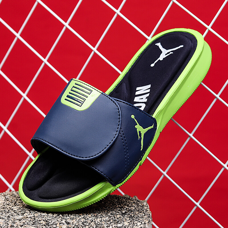 4 Colors Velcro Slippers Men Sandals Men Comfortable Slides Slippers