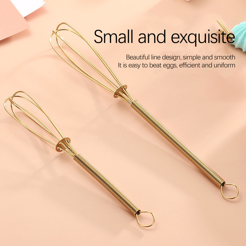 1 Chiếc Máy Đánh Trứng Mõm Nhỏ Sáng Tạo Bằng Thép Không Gỉ Máy Đánh Trứng Thủ Công Máy Đánh Trứng Làm Bánh Kem Sữa Máy Trộn Cà Phê Mõm
