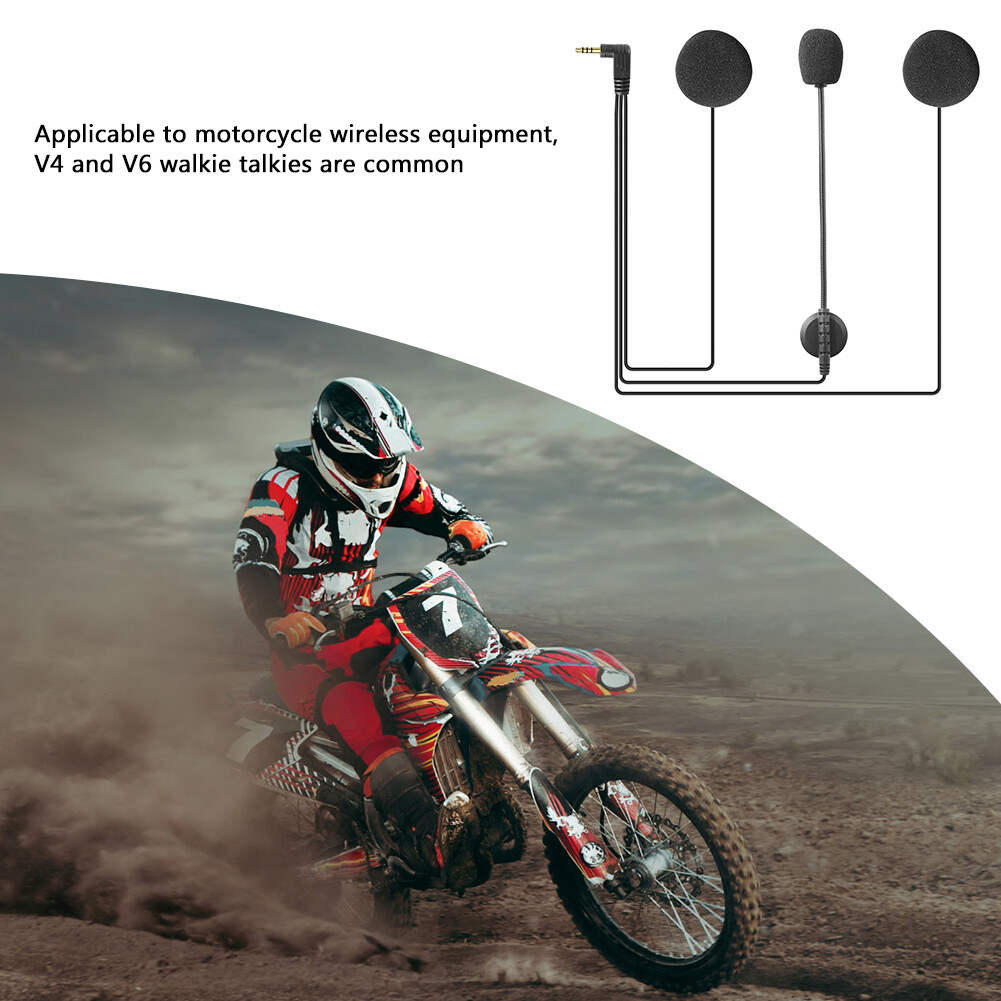 Motorcycle Helmet Professional Bluetooth-compatible Intercom Headsets Replacement for V4 V6
