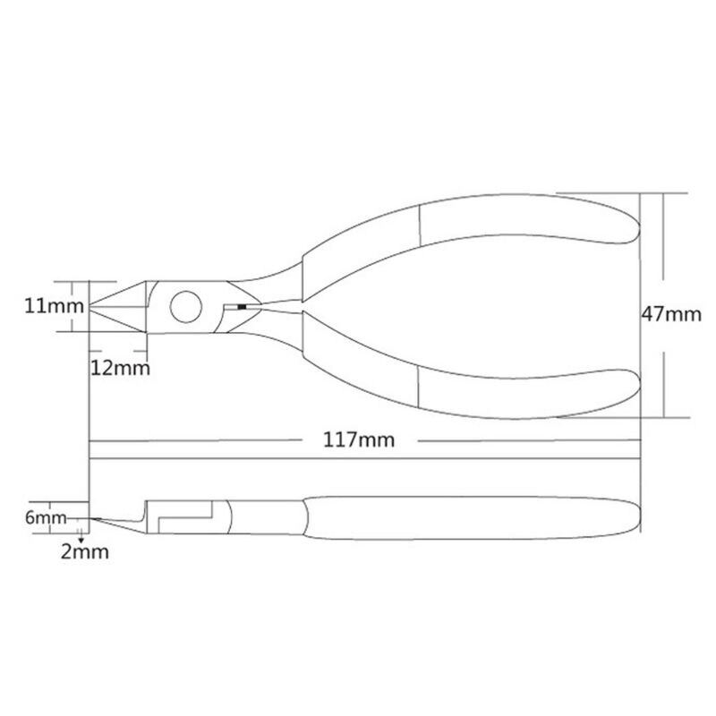 [NEW 2023] Carbon Steel Precision Sharp Cutter Pliers Puzzles Model Assembly Cutting Nipper Diagonal Plier Professional Snips Shears Home