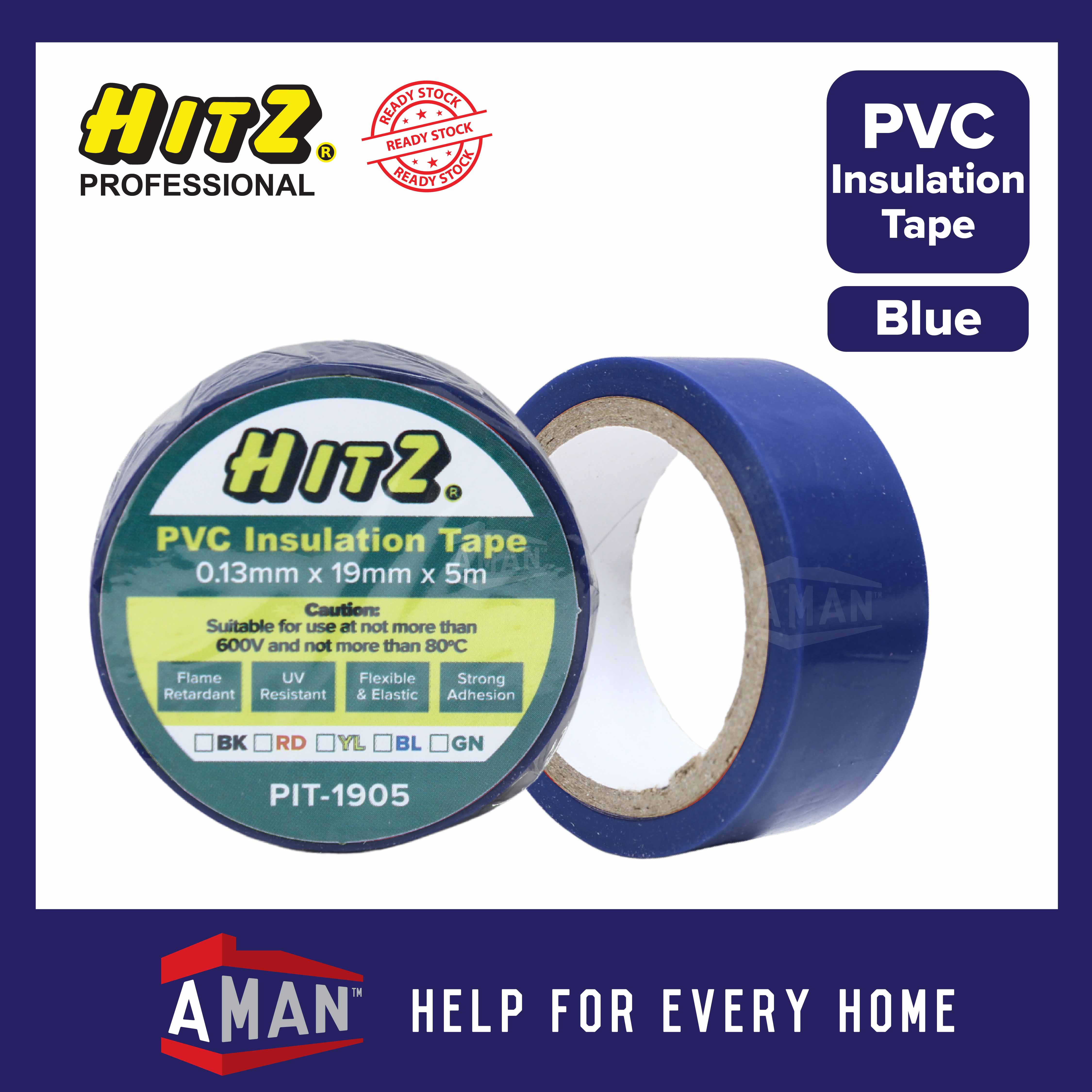 HITZ PVC Insulation Tape Strong Adhesive Electrical Tape Electric Work