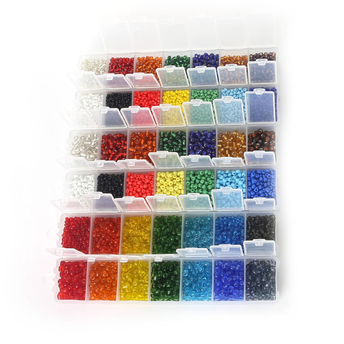 2/3/4mm Czech Glass Beads Set Box Charm Seed Spacer Beads For DIY Bracelet Necklace Jewelry Making