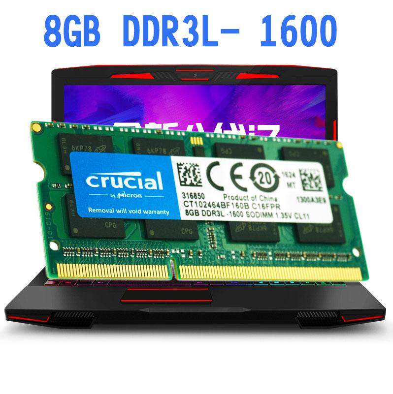 CT102464 Brand NEw Crucial 8GB Single DDR3L 1600 MT//s SODIMM 204-Pin Memory