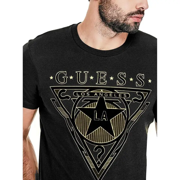 t shirt guess mens