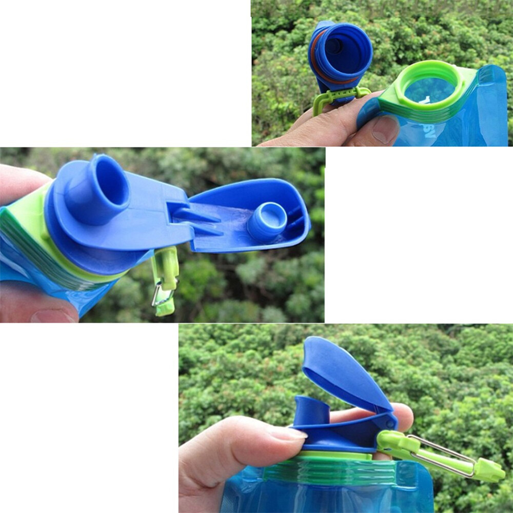 Virwir Large capacity 700ML Portable Folding Sports Kettle