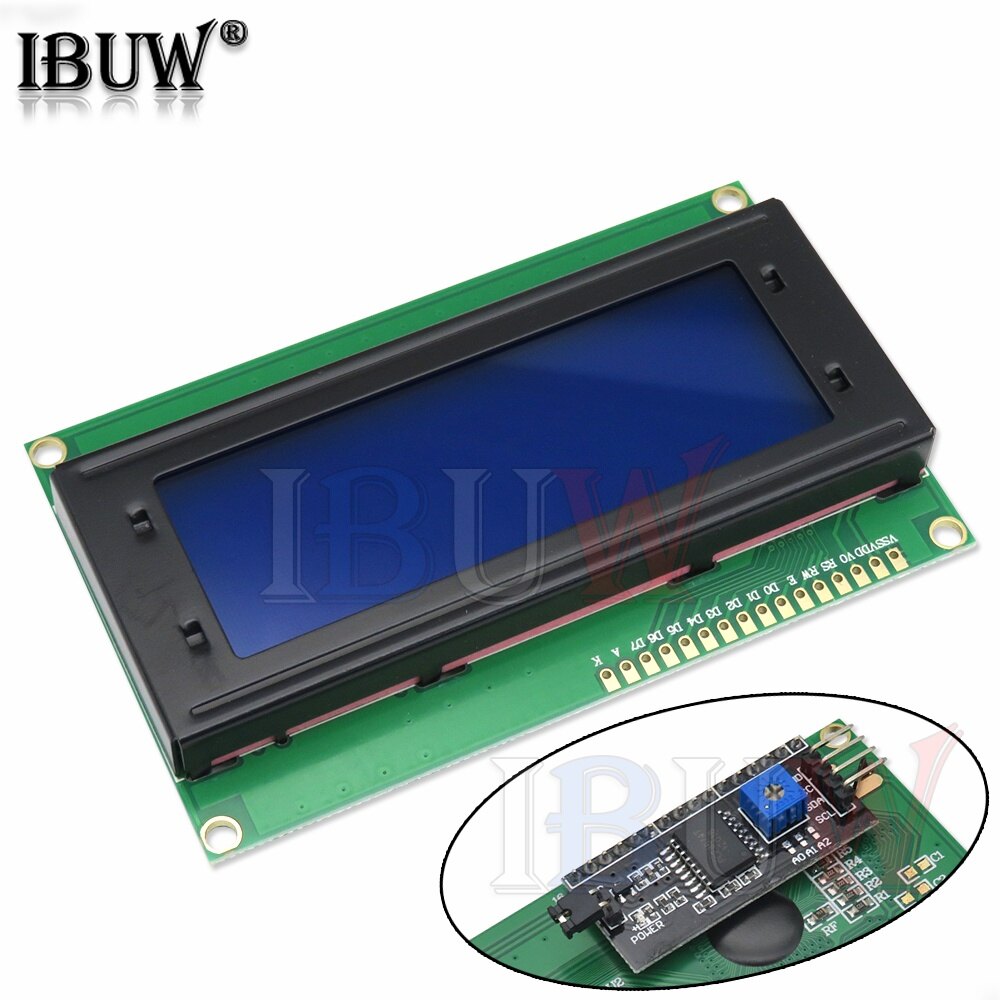 Lcd1602 lcd1604 lcd2004 lcd module blue screen iic/i2c 1602 1604 2004 for arduino lcd uno r3 mega2560 green screen