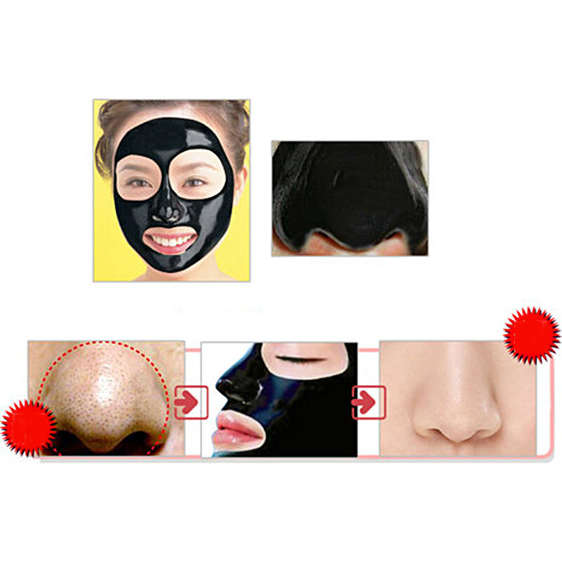 【QIAONSHOP】 Mặt Nạ Than Hoạt Tính Màu Đen Cho Mặt