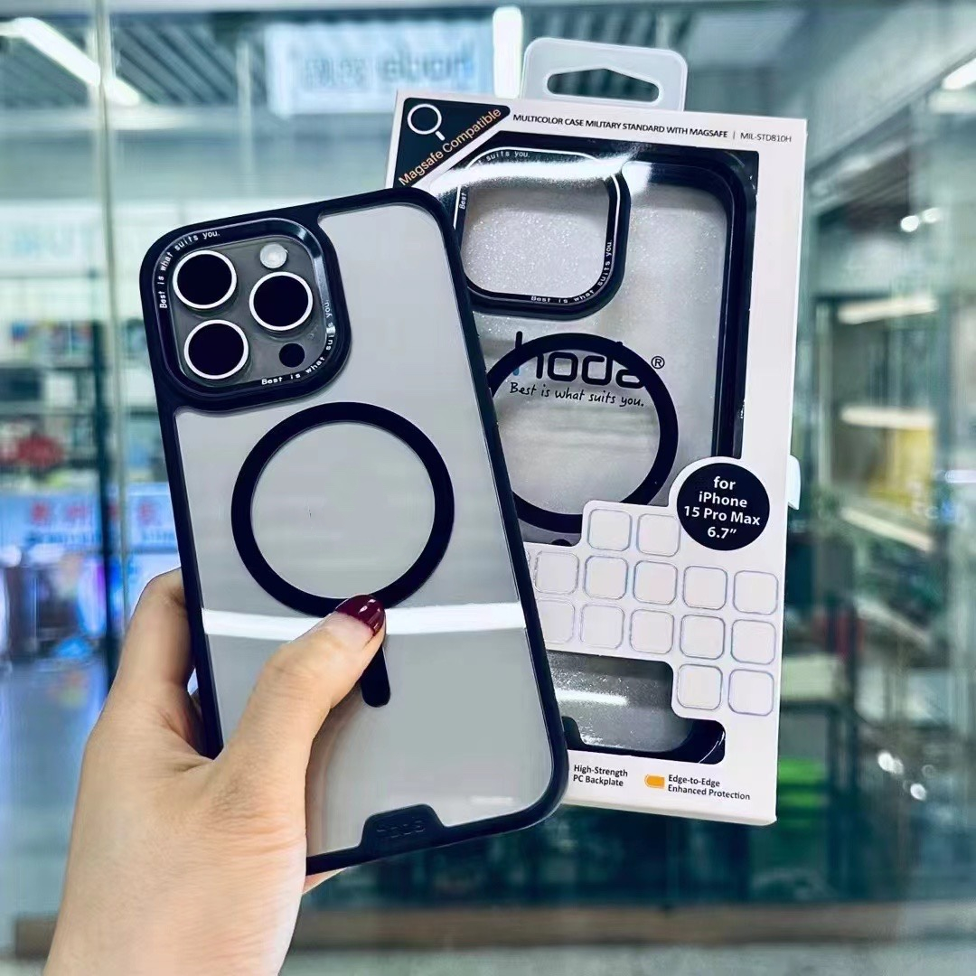 Hoda Đầy Màu Sắc trong suốt pha lê Magsafe Trường Hợp Đối Với iPhone 15 Pro Max Trường Hợp Chống Sốc, Drop-Ressistant Đối Với iPhone 15 Pro Trường Hợp Ban Đầu