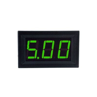 Mini Voltmeter Tester Digital Voltage Test Battery DC 0-100V 3 Wires Red Green Blue Orange White for Auto Car LED Display Gauge