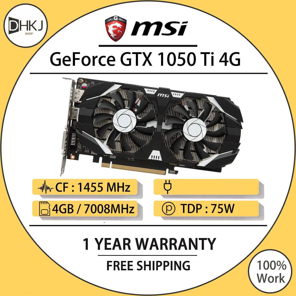 Msi gtx 1050 ti ddr5 online 4gb