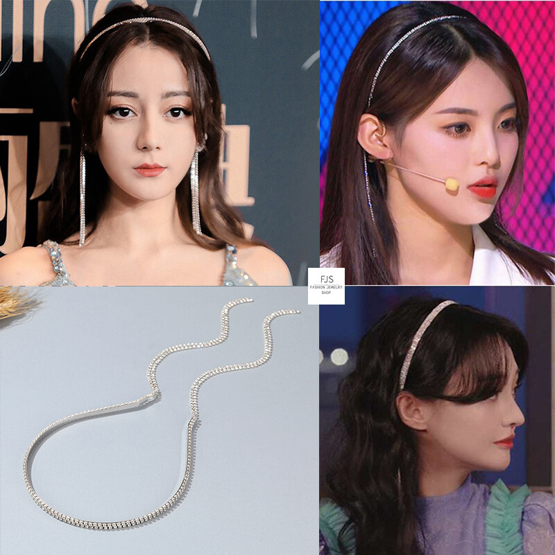 FJSL Shiny Fairy Hair Band Long Fake Earring Jewelry Star Same Style Hair Accessories