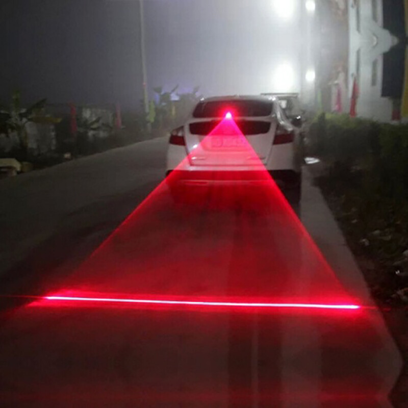 Anti Collision Rear-end Car Laser Tail 12v led Car Brake Lamps Warning Light